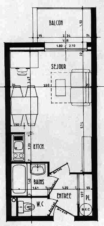 plan du studio